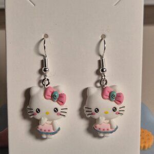 Sanrio Hello Kitty Cute Earrings Kawaii Accessories
